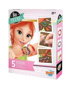 Set krijimi byrzylyk për fëmijë, Buki, Neon Bracelets, mikse, +8 vjec, 1 copë