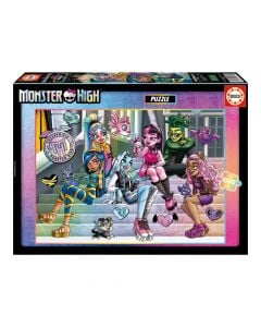 Puzzle për fëmijë, Educa, Monster High, 1000 pjesë, +14 vjec, 1 copë