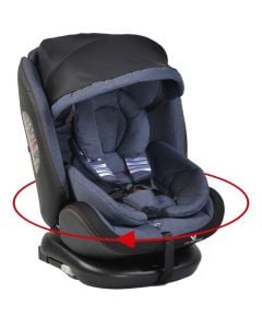 Karrige makine për fëmijë, Cangaroo, Pilot, isofix, 0-36 kg, blu, 1 copë