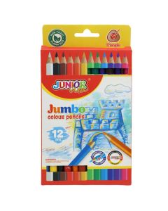 Colored pencils, Junior Vita, Jumbo, 12 colors, 1 pack