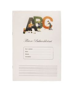 Calligraphy notebook, white, ABC, 1 piece