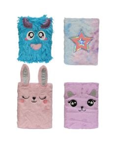 Notebook for children, Globox, plush, mix, 1 piece