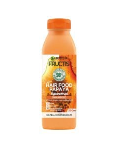 Nourishing shampoo for hair, Garnier Fructis, Papaya, repair, 350 ml, 1 piece