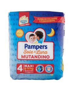 Pampers, Sole e Luna, Mutandino, 4, 8-15 kg, 15 piece, 1 pack