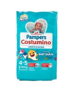 Pampers for children, il Costumino, against water, 4, 8-15 kg, 11 pieces, 1 pack