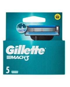 Koka zëvendësuese, Gillette, Mach 3, 5 koka, 1 pako