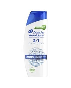 Hair shampoo, Head&Shoulders, anti dandruff, 2 in 1, classic, 250 ml, 1 piece