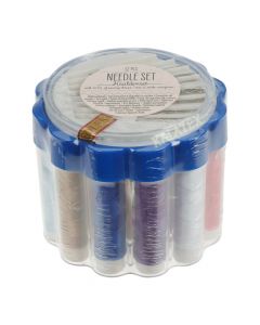 Set of bobbins for sewing, mixed, 12 colors, 1 pack