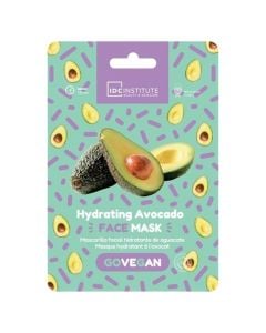 Face mask, IDC Institute, moisturizing, vegan, avocado oil, 25 gr, 1 piece