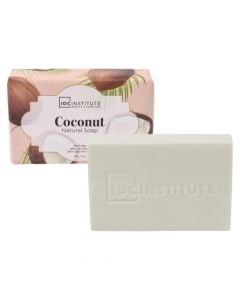 Solid natural soap, IDC Institute, Coconut, 100 gr, 1 piece