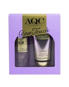 Body spray and lotion set, AQC Cosmetic, Glow Touch, 88+88 ml, mix, 1 pack