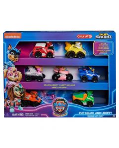 PAW Patrol Pup Squad Vehicles Toy for Kids, 3+ Years, 7 Pieces, 1 Pack