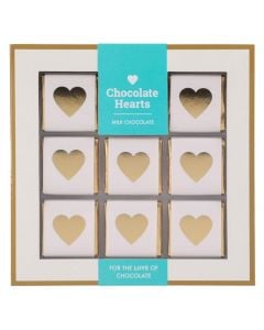 Heart-shaped chocolate, Napolitains, 55 gr, 1 package