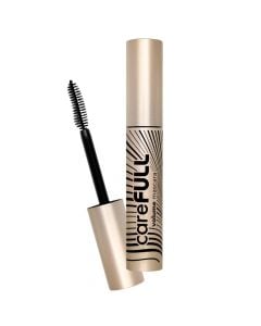 Mascara for eyelash volume, Flormar, Carefull, black, 1 piece