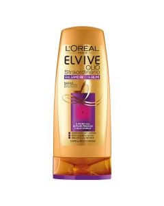 Hair conditioner for curly hair, Elvive, L'Oreal, plastic, 400 ml, purple and gold, 1 piece