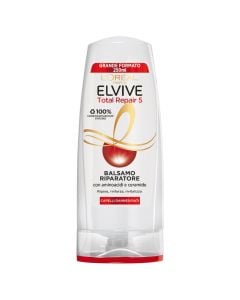 Regenerating hair conditioner Total Repair x5, Elvive, L'Oreal, plastic, 250 ml, white and red, 1 piece