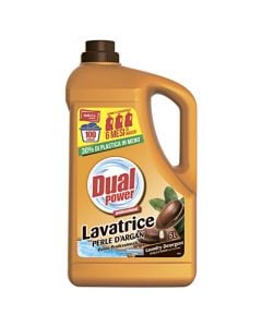 Laundry detergent, Dual Power, plastic, 5 lt, gold, 1 piece