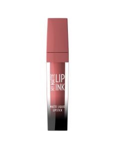 Liquid lipstick, 04 Pink Peach, My Matte Lip Ink, Golden Rose, plastic, 5 ml, terracotta pink, 1 piece