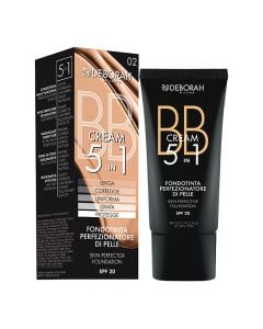 Fondatinë e lëngshme 5 në 1 për makeup, 03 Sand, BB Cream, Deborah, plastikë, 30 ml, bezhë, 1 copë