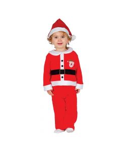 Kostum Krishtlindje për bebe, poliestër, e kuqe/e bardhë, mosha 18-24 muajsh