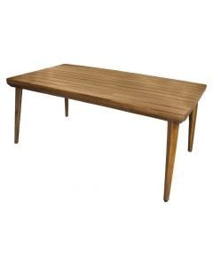 Murcia table, natural wood, natural, 100x180x76 cm