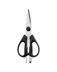 Multi-functional scissors, ABS/metal, black, 21.5 cm