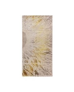 Opera rug, modern, polyester and heatset, beige/gold, 80x150 cm