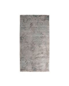 Opera rug, modern, polyester and heatset, light grey/blue, 80x150 cm