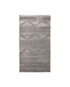 Opera rug, modern, polyester and heatset, light grey, 80x150 cm