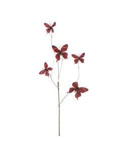 Decorative flowers, polyester, Red, 94 cm