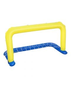 Komardare loje porte futbolli ne uji Bestway, PVC, blu/ e verdhe, 76x142 cm