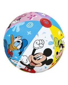 Top plazhi Mickey Mouse Bestway, PVC, ngjyra te ndryshme, Dia.51 cm / 2+ vjeç