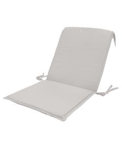 Shilte karrige ulëse dhe mbëstetëse, pambuk/mbushje sfungjer poliretan, krem, 50x105xH3 cm