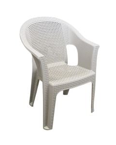 Armchair Afamya, plastic, Grey color, 44x60xH85 cm