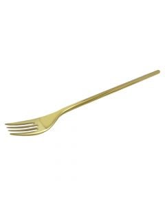 Dinner Fork, stainless steel, shiny gold, 19.9 cm