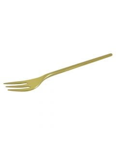 Dessert Fork,  stainless steel, shiny gold, 16 cm