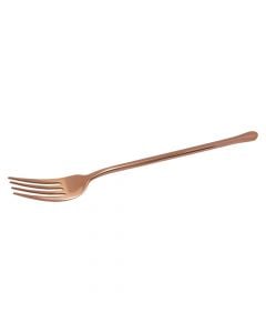 Dinner Fork, stainless steel, shiny copper, 21 cm