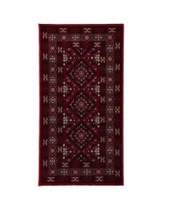 Dubai rug, polyester, claret red, 80x150 cm