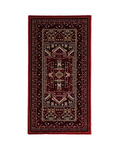 Dubai rug, polyester, claret red, 80x150 cm