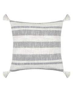 Connor decorative pillow, 100% cotton, grey, 45x45cm