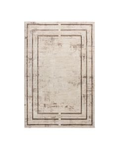 Carpet Safir, modern, polyester+heatset, cream/light beige, 160x230 cm