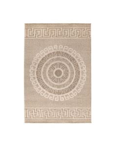 Carpet Nevada, modern, polypropylene, brown/cream, 133x190 cm