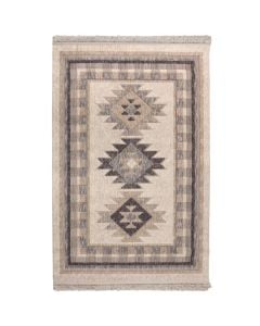 Carpet Bella, modern, polyester, grey/cream, 200x300 cm