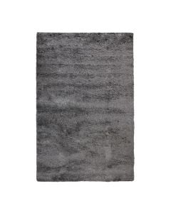 Carpet Parma Shaggy,  polypropylene + frieze, anthracite, 133x190 cm