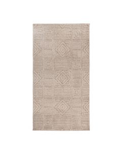 Alloy rug, polyester, beige, 80x150 cm