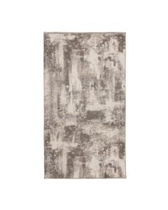 Salamanca rug, polyester, grey/white, 80x150 cm