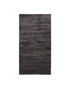 Kigali rug, polypropylene and frieze, dark grey, 80x150 cm