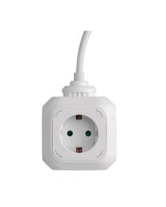 Zgjatues elektrik, Emos, 1.9m, 4× 2P + PE SCHUKO, 2×USB2 100 mA max, 250 V~/16 A max, H05VV-F3G 1 mm², 3680 W