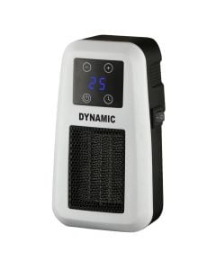 Ceramic heater, Dynamic, PTC, 400 W, with adjustable thermostat, 2 heating levels