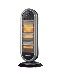 Electric heater, Dynamic, 400/800/1200 W, with adjustable thermostat, 3 heating levels, 3 quartz rods